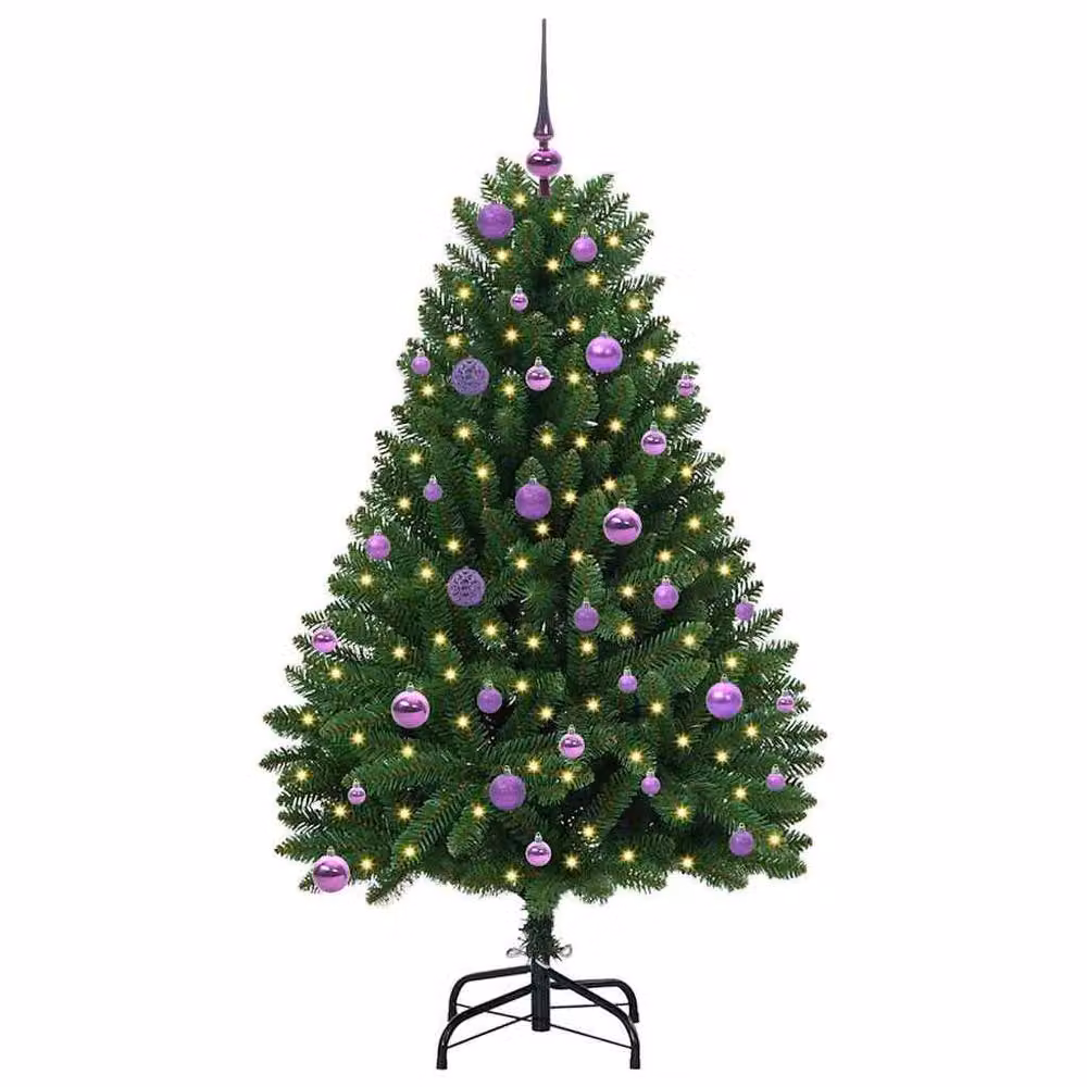 Berkfield Home Artificial Green Christmas Tree with Stand, Height: 150 cm – 3