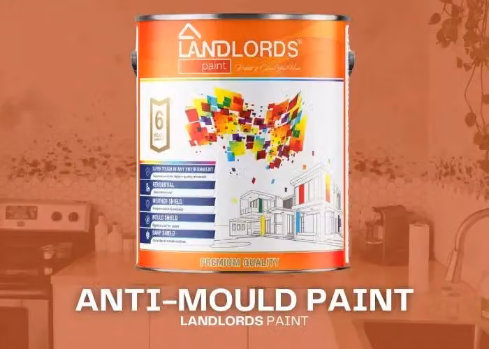 Landlords Paint Anti-Mould Paint, Light Yellow, 2.5 l – 2