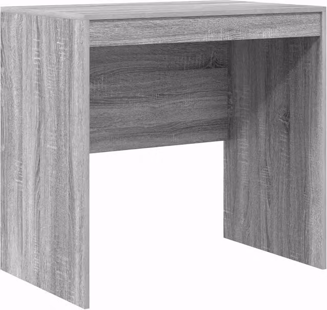 Berkfield Home Grey Sonoma Writing Desk in Engineered Wood W: 80 cm, D: 50 cm, H: 76 cm – 1