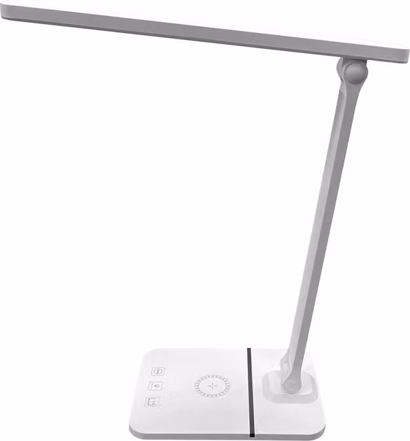 Nicoman Adjustable LED Desk Lamp with Touch Control in White
