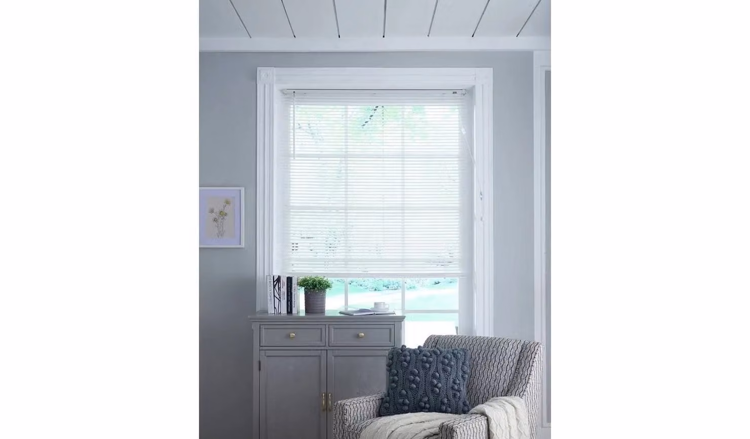 Little Black Book 25mm Venetian Blind, White, W: 70 cm, H: 130 cm