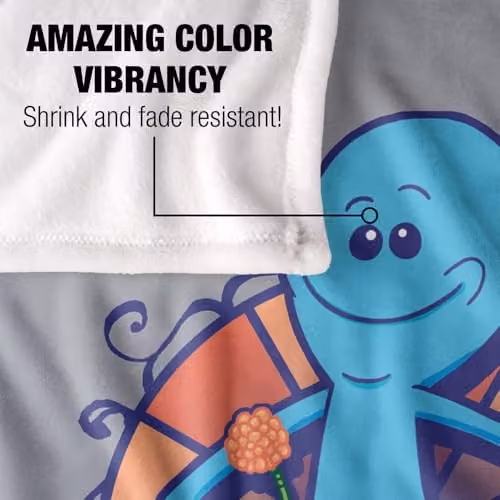 LOGOVISION Rick and Morty Existence Is Pain Super Soft Fleece Throw Blanket, Multicolour, W/D/H: 152 x 127 cm – 3