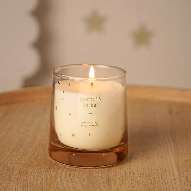Bambino by Juliana Parents To Be Votive Candle, Beige and Gold, 180g