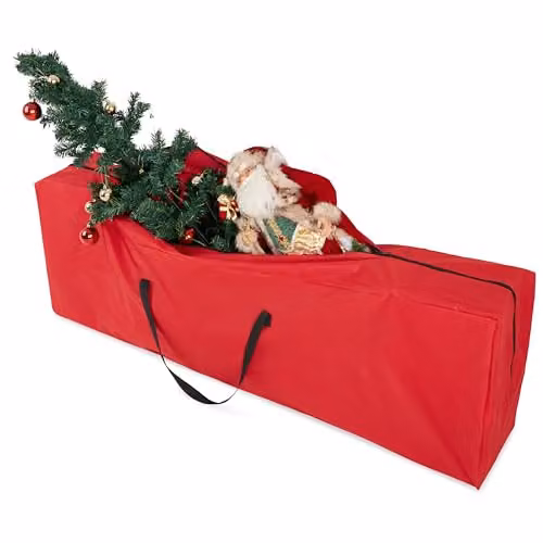 Deco Express Christmas Tree Storage Bag in Red, W/D/H: 160 x 30 x 50 cm – 1