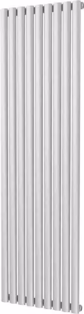Omeara White Single Panel Vertical Radiator, H: 180 cm, W: 52.2 cm