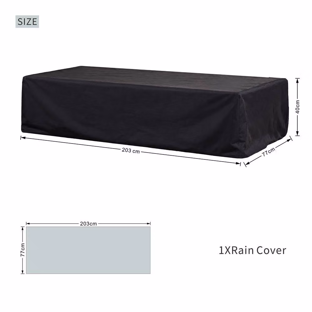 Direct Wicker Heavy Duty Waterproof Garden Furniture Sofa Cover in Black – 2