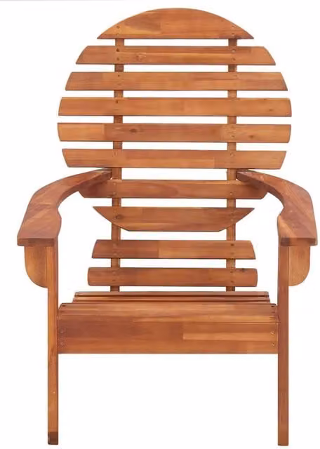 Berkfield Home Adirondack Chair in Brown Solid Acacia Wood