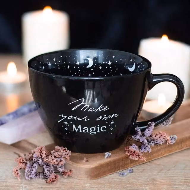 Uniqueful Make Your Own Magic Mug in Black, 350ml