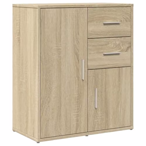 vidaXL Sonoma Oak Sideboard in Brown, W/D/H: 60 x 31 x 70 cm – 1