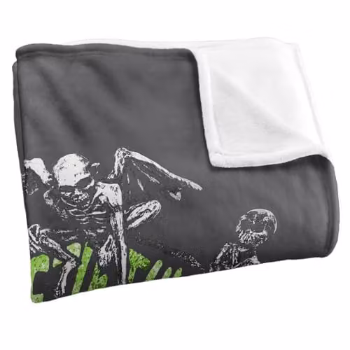 LOGOVISION Beetlejuice Headstone Name Super Soft Polyester Fleece Throw Blanket, Multicolour, W: 91.44 cm x D: 91.44 cm x H: 91.44 cm – 2