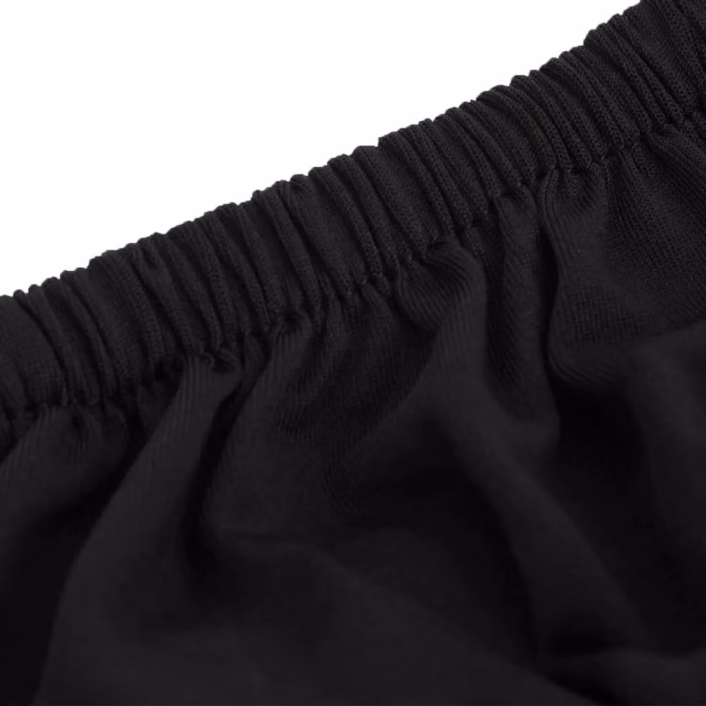 Berkfield Home Stretch Couch Slipcover in Black Polyester Jersey – 5