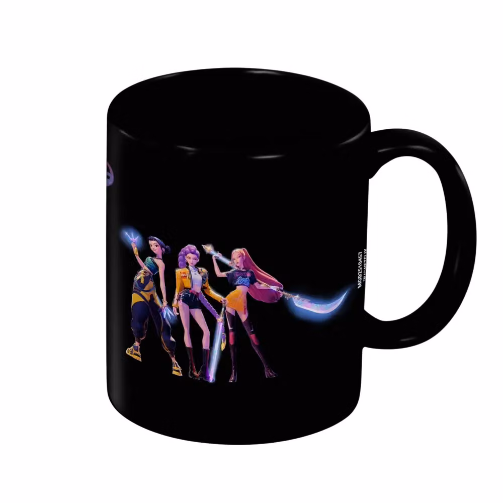 Netflix Huntr X Ceramic Mug in Black, 325 ml – 2