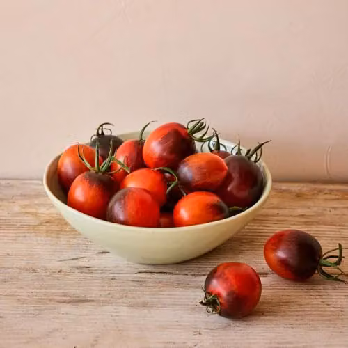 Thompson and Morgan Tomato Black Moon F1 Cherry Tomato Seeds, 8 Seeds