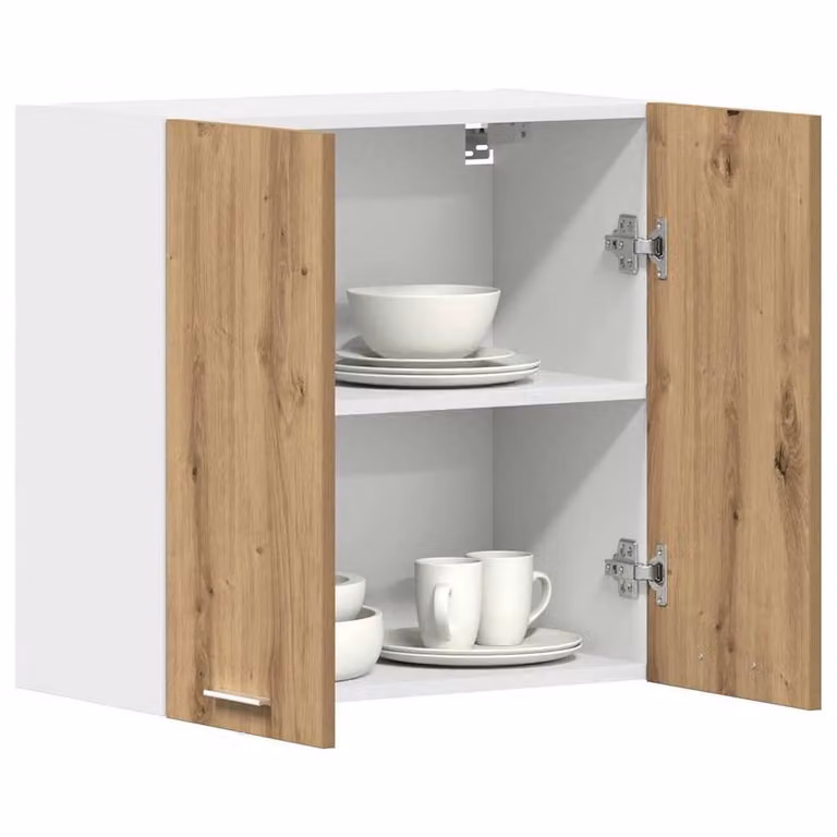 Berkfield Home Artisan Oak Kitchen Wall Cabinet, Brown, W: 60 cm, D: 31 cm, H: 60 cm