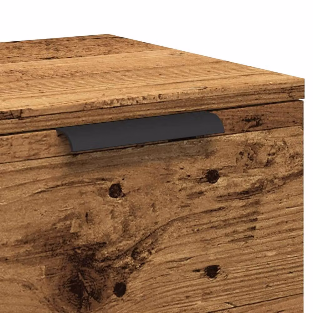 Berkfield Home Old Wood Sideboard in Brown, Engineered Wood, W/D/H: 60 x 30 x 70 cm – 5