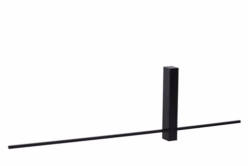 Lucide SEGIN LED Wall Light, Black Aluminium Minimalist Accent Light with Warm White Glow – 1