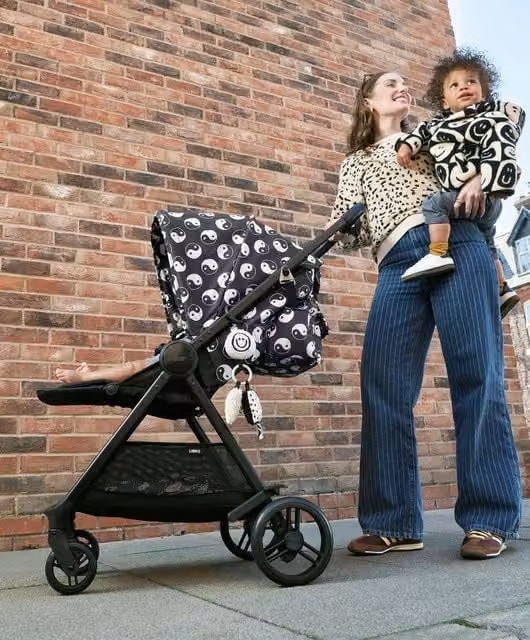 Mamas & Papas x Another Fox Libro Travel Buggy in Black and White