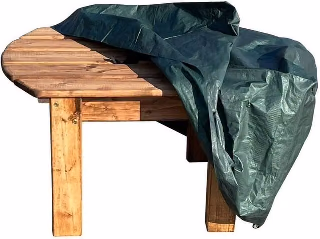 Charles Taylor Tailored Form Fitting Coffee Table Cover in Green