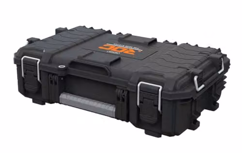 Keter Pro Gear 2.0 Stackable and Waterproof Power Tool Case in Black – 1