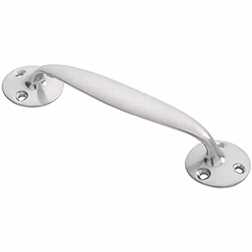 Loops Victorian Bow Shaped Pull Handle in Satin Chrome