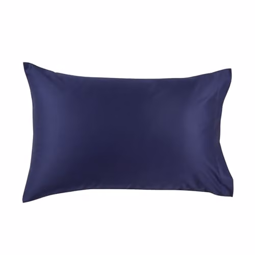 Christy 400TC Luxury Mako Satin Cotton Pillowcases, 2 Pack, Blue