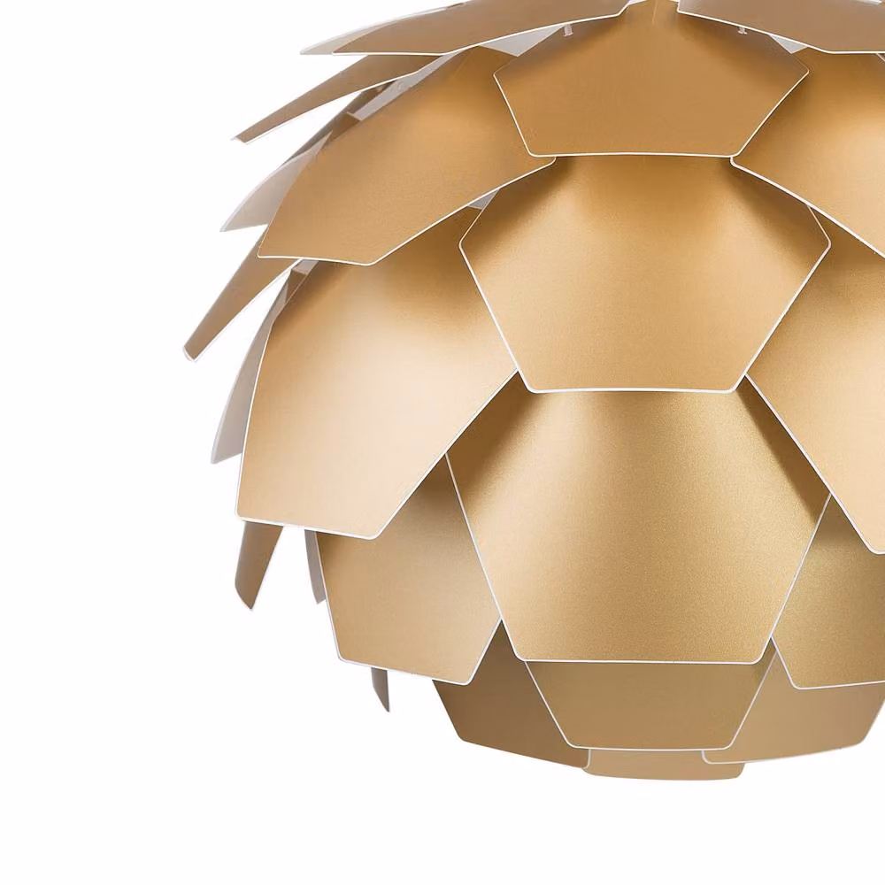 Wyld and Coco Pine Cone Suspended Pendant Light in Gold/Brass – 4
