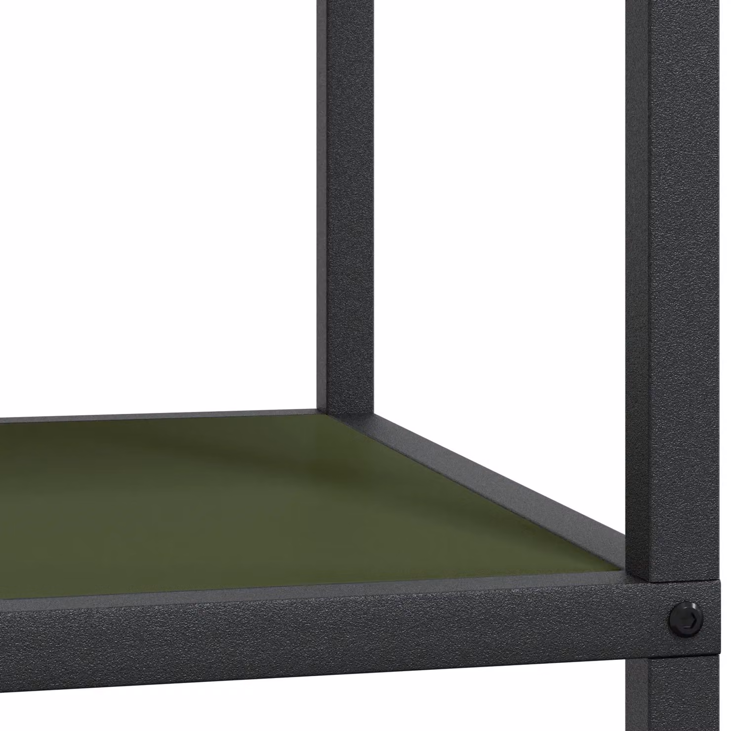 Berkfield Home Kitchen Storage Shelf in Matt Olive Green Steel – 4