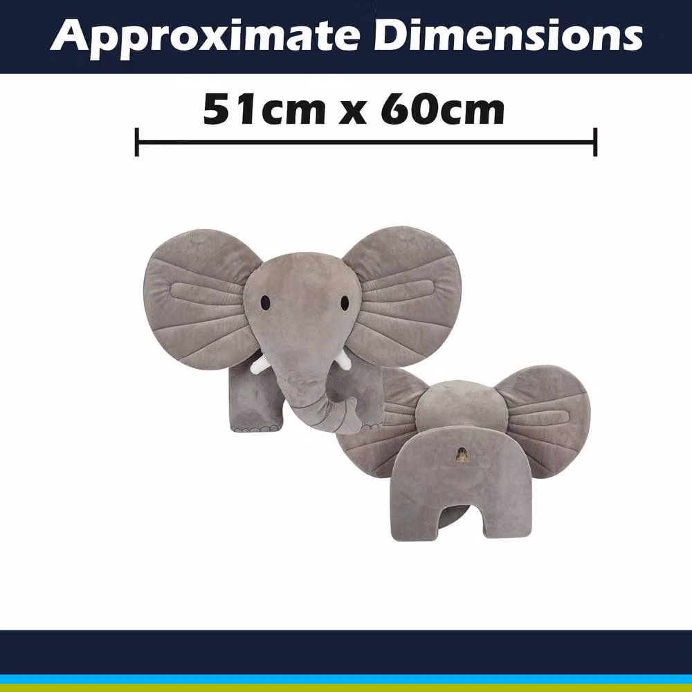 VFM e-Store Grey Plush Elephant Wall Decoration – 2