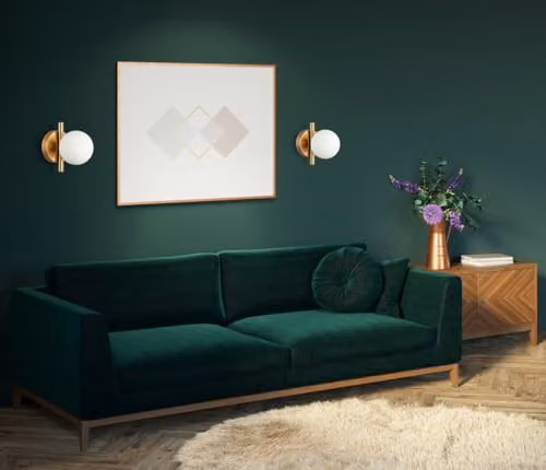 Netlighting Reverso Modern G9 Single Light Wall Lamp in Gold/Brass – 2