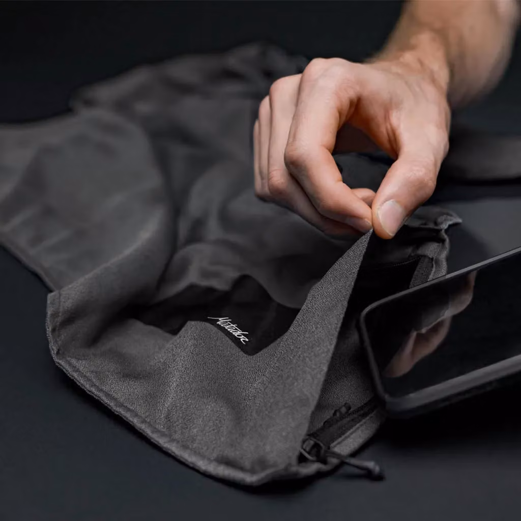 Matador NanoDry Quick-Drying Microfibre Packable Beach Towel in Anthracite Grey – 6