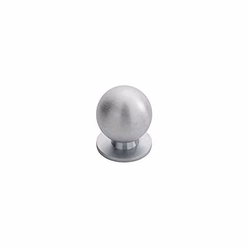 Loops 4 Pack Brushed Chrome Solid Ball Cupboard Door Knobs – 2