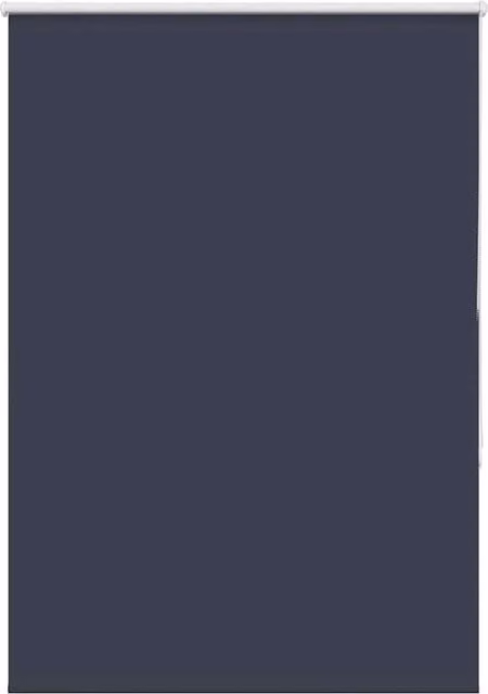 Berkfield Home Blue Blackout Roller Blind, Thermal Insulating Polyester Fabric, W: 110 cm, H: 150 cm – 1