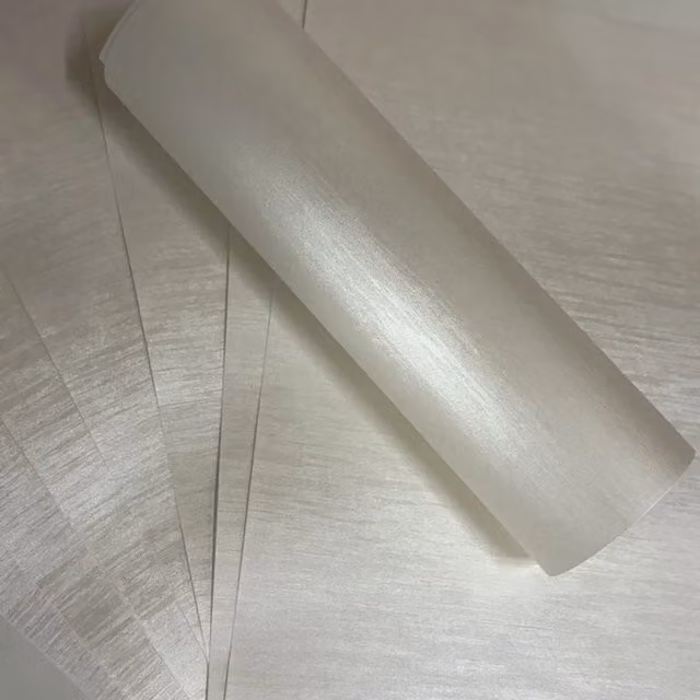 Syntego 20 Sheets of A4 Pearl White Silk Pearlescent Shimmer Paper, 130gsm