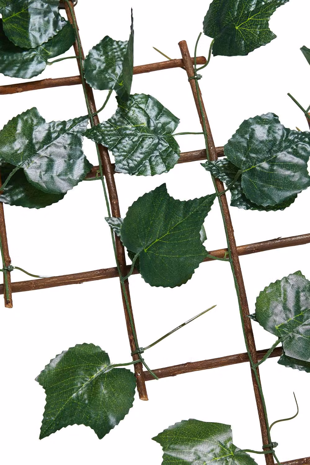 Garden Sanctuary Green Grape Leaf Artificial Hedge Panel – 3