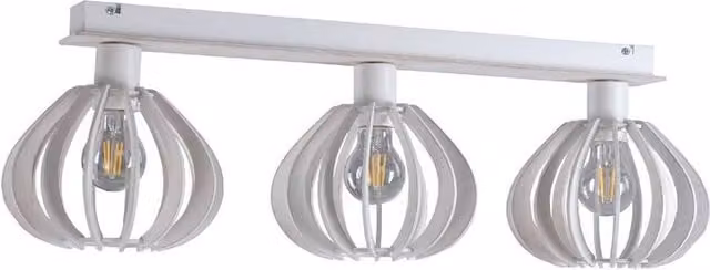Netlighting Nicoleta White Ceiling Spotlight Bar, 62cm, 3x E27