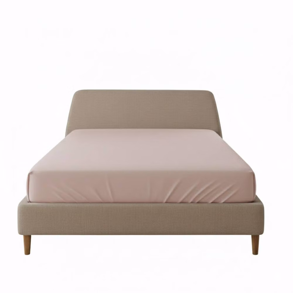 Snug City Double Flannelette Fitted Sheet in Pink, Soft Brushed Cotton, Depth: 40 cm – 2