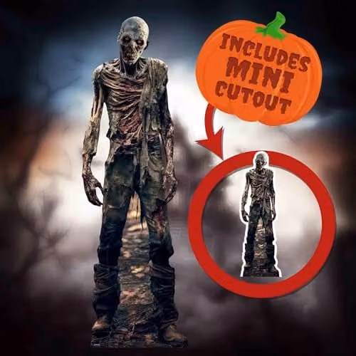 Star Cutouts SC4352 Zombie Skeleton Multicolour Cardboard Cutout for Halloween Parties – 4