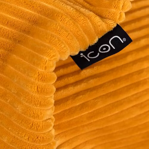 icon Dalton Cord Adult Bean Bag Chair Set of 2 in Yellow – 4