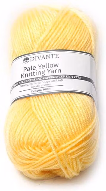 Divante Knitting Yarn in Pale Yellow