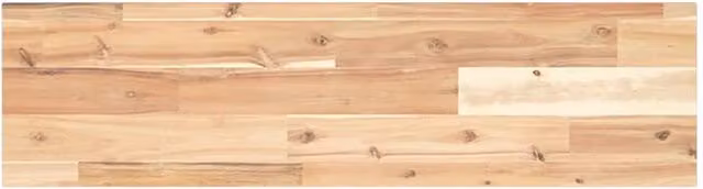Berkfield Home Rectangular Solid Wood Acacia Table Top, Brown, W: 80 cm, D: 20 cm, H: 2 cm