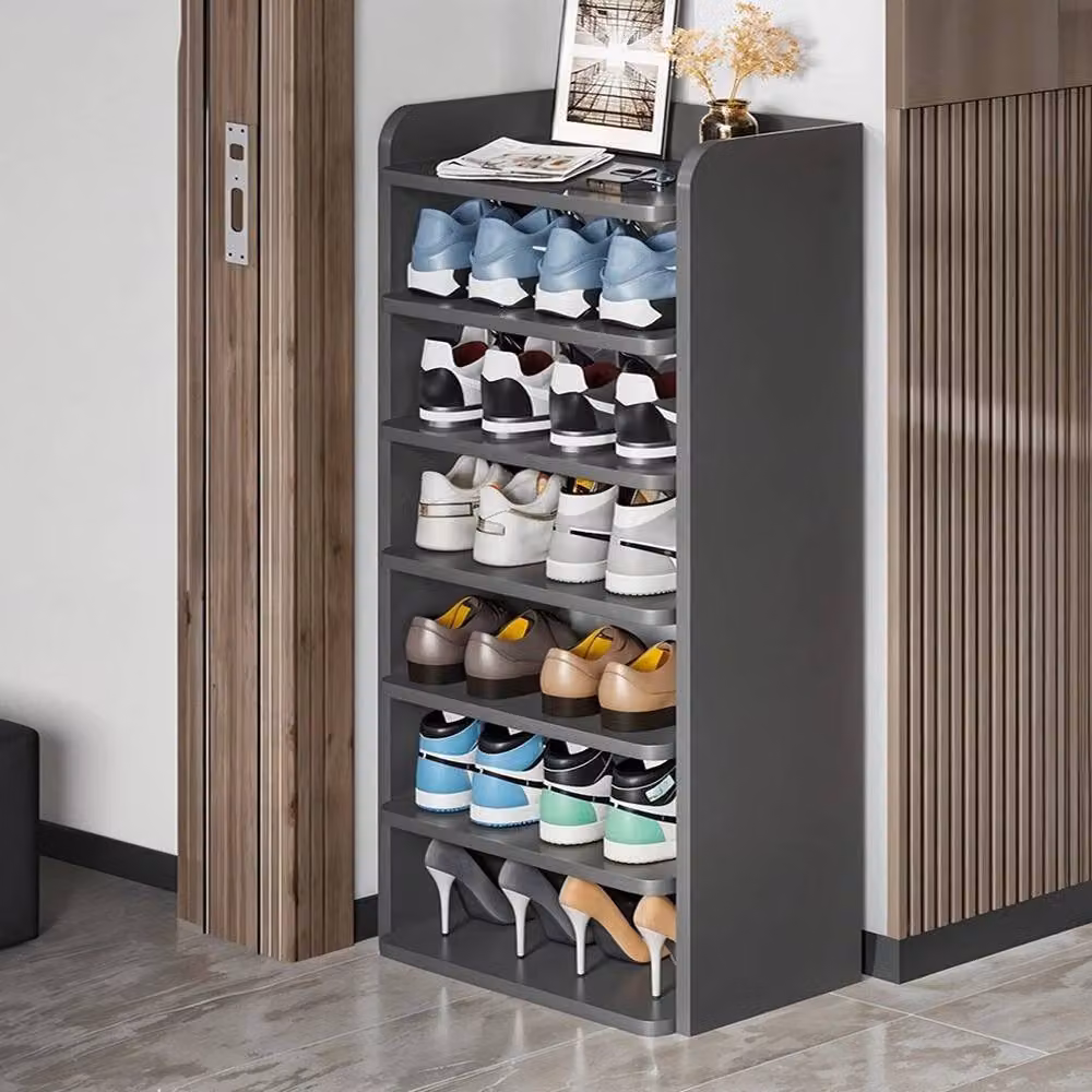 Kelvenix 7-Tier Shoe Storage Rack Cabinet in Black – 4