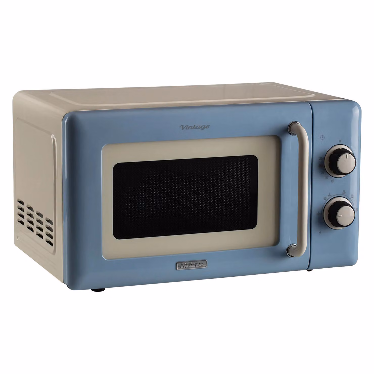 Ariete Vintage Style Solo Microwave, 800W, 20 Litre, Blue and Cream – 2
