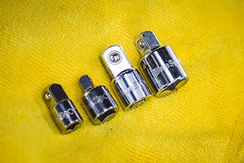 Bluespot Tools 4 Piece Adaptor Set in Silver, Chrome Vanadium – 3