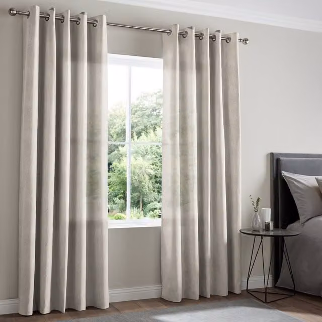 Terrys Eloise Made to Measure Sheer Voile Curtain Panel in Beige