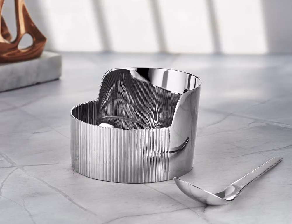 Georg Jensen Urkiola Stainless Steel Serving Platter in Silver – 4