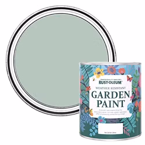 Rust-Oleum Green Mould Resistant Garden Paint in Matt Finish, 750ml – 1