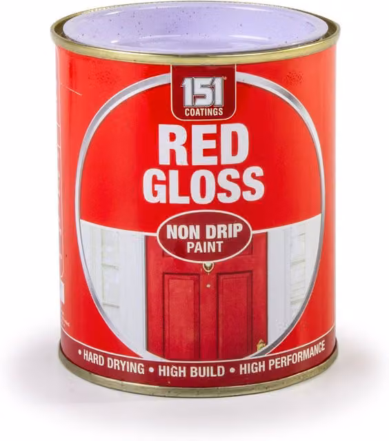 Inspired Essentials Multi-Purpose Gloss Non Drip Paint, Red, 300ml