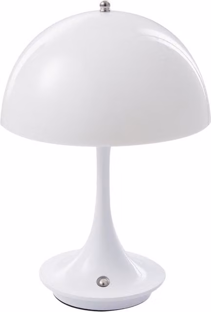 Kidkid Compact Mushroom-Shaped Dimmable Table Lamp in White