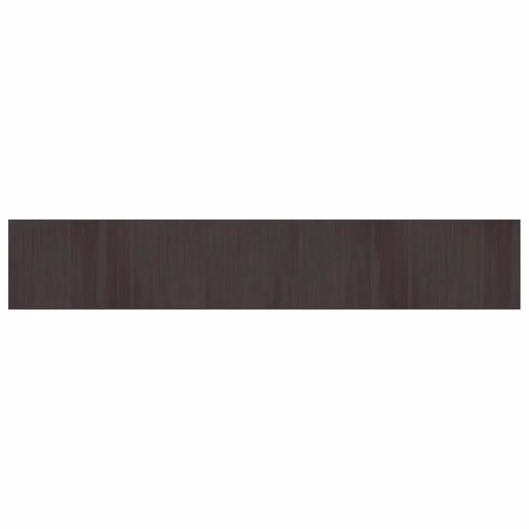 Berkfield Home Rectangular Bamboo Rug in Brown, W: 70 cm, L: 400 cm