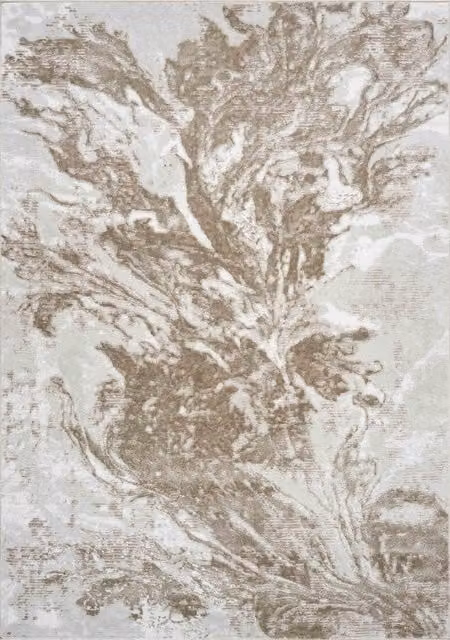 Desire Rugs Serenity Modern Abstract Area Rug in Stone, Beige and Sand, W: 200 cm, L: 290 cm